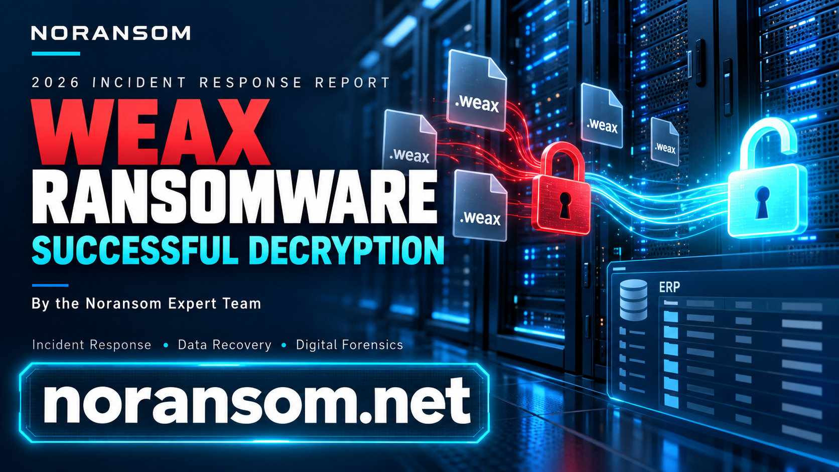 2026 Weax Ransomware Incident Response Report — Noransom Expert Team Successfully Decrypts Affected Data