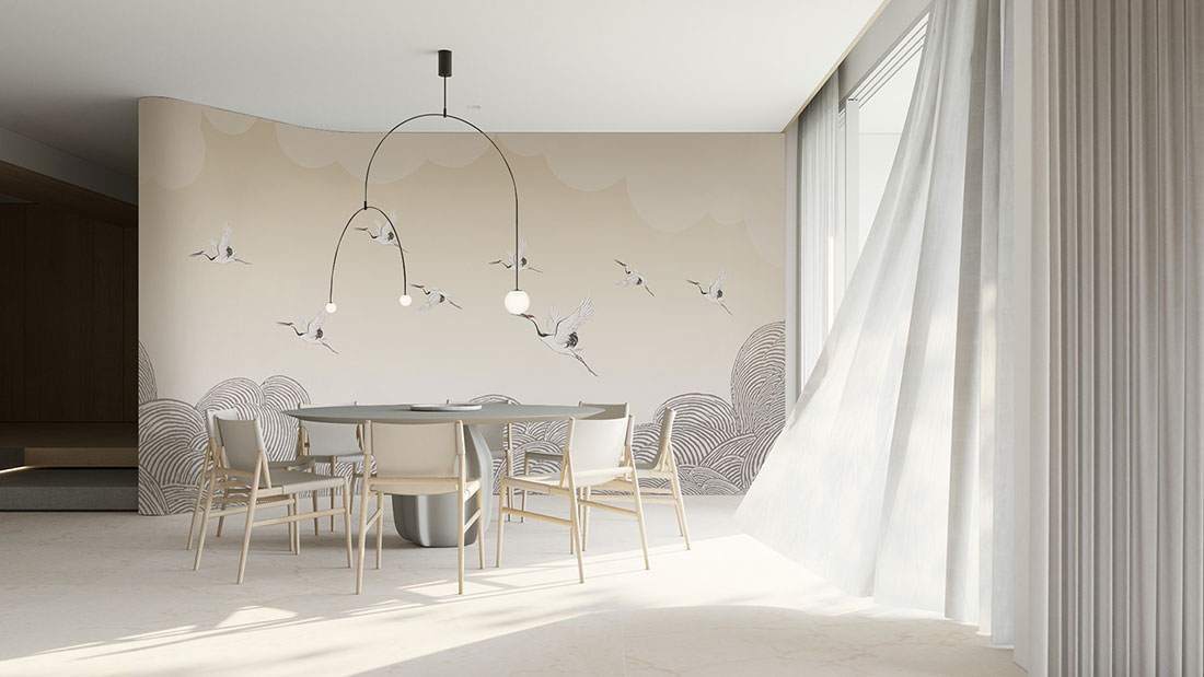 天洋墙布 | 被惊艳到了,墙面上的锦绣山河!