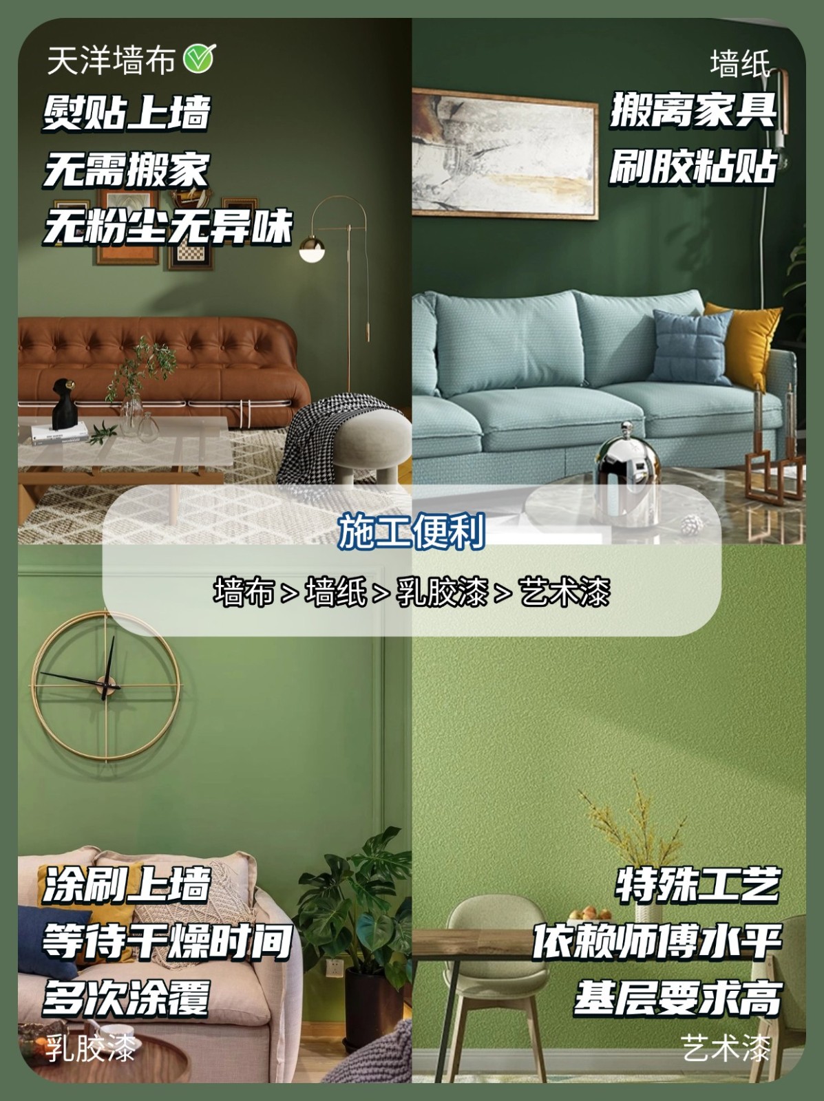 墙面材料大PK！天洋墙布凭何成为装修家庭的首选？  商业资讯  第3张